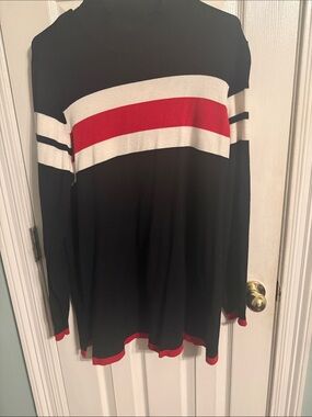 Lane Bryant Black Top with White Trim